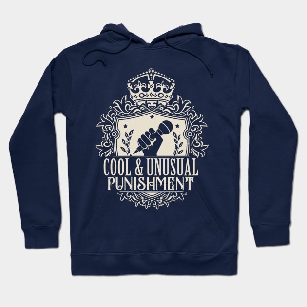 Cool & Unusual Punishment Heraldry - Light on Dark Hoodie by onloanfromgod